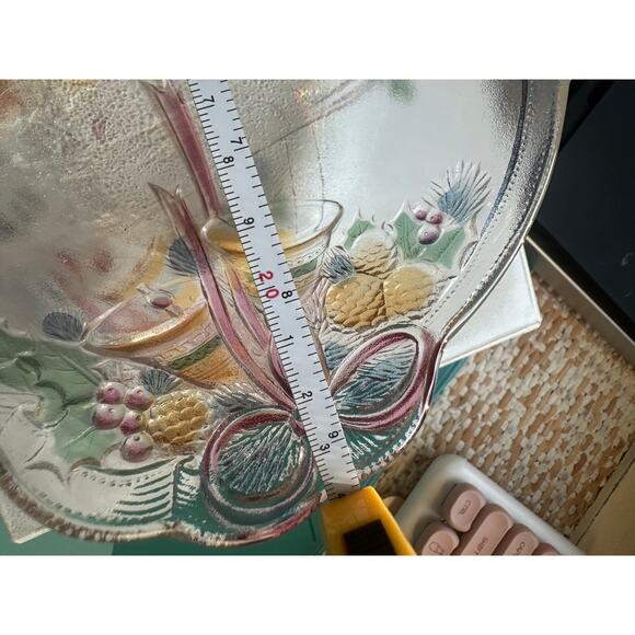 Mikasa Festive Bells Candy Basket with Bow Handle, Christmas Decor, Vintage - Picture 10 of 11